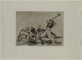 Disastri della guerra: Pl., 3, La stessa cosa, 1810-1813