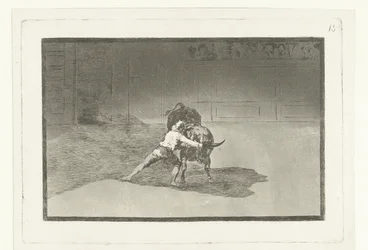 Martincho in combattimento con un toro