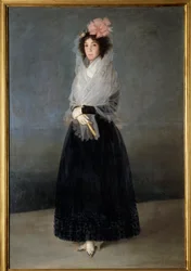 Ritratto della Contessa Del Carpio, Marchesa della Solana (1757-1795) Dipinto di Francisco de Goya (1746-1828) XVIII secolo