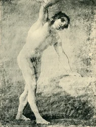 Nudo maschile in piedi, 1789