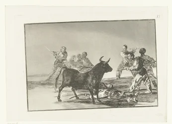 Toreador intorno a un toro