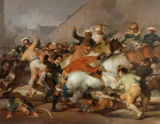 Il 2 maggio 1808 o La carica dei mamelucchi, 1814 (post-restauro)