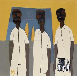 Church Boys III, 2000 (tecnica mista su tela)