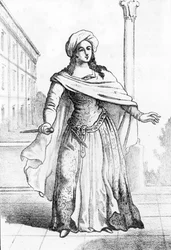 Ritratto della giovane romana Beatrice Cenci (1577-1599), accusata dell
