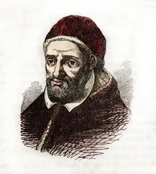 Rappresentazione di Papa Clemente VIII, disegno da 