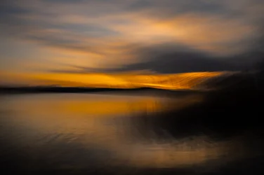 Astratto: Il bagliore del tramonto