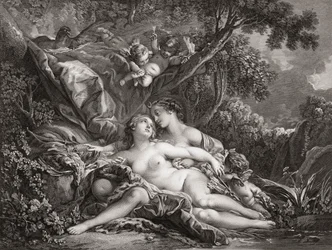 Giove e Callisto. (stampa)