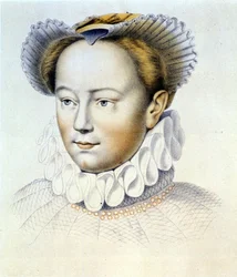 Ritratto di Margherita di Valois, conosciuta come Regina Margot (1553-1615), Regina di Navarra, prima moglie di Enrico IV