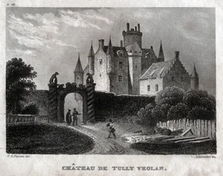 Castello di Craighall (incisione, ca. 1830)