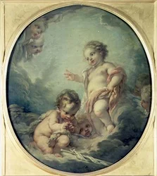 Cristo e Giovanni Battista da bambini