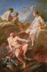Venere chiede a Vulcano l