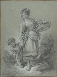Una donna e un ragazzo