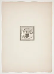 Monogramma C con putti