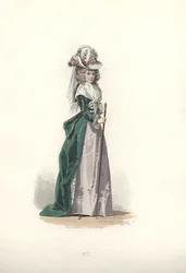 Donna con cappello e redingote, era di Maria Antonietta
