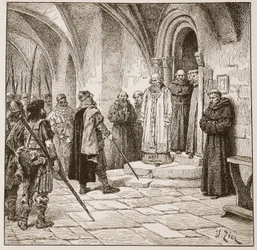 Swein che chiede riscatto, illustrazione da 