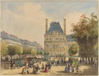 Rue de Rivoli e Pavillon Marsan