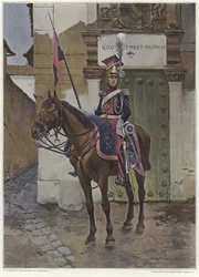 Una guardia a cavallo