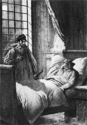 Illustrazione da Les Miserables di Victor Hugo (1802-85)