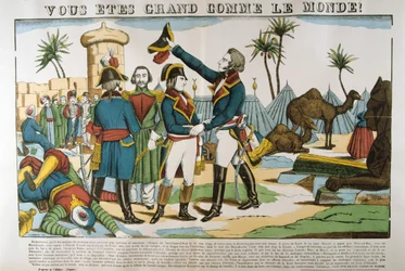 Napoleone e il generale Kleber nella spedizione in Egitto, 1798, c1835