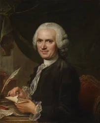 Ritratto di Jean-Jacques Rousseau 1712-1778