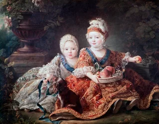 Duca di Berry (poi Luigi XVI) e Conte di Provenza (poi Luigi XVIII) da bambini