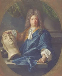 Ritratto di Antoine Coysevox, 1701