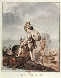 Figaro in combattimento con un
