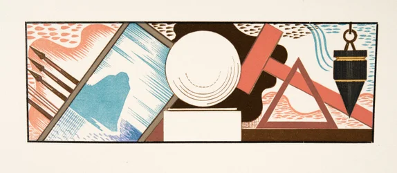 Illustrazione grafica da Prométhée Enchaîné di Eschilo, pub. 1941