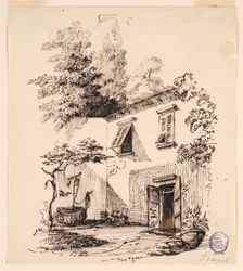 Cortile di una casa