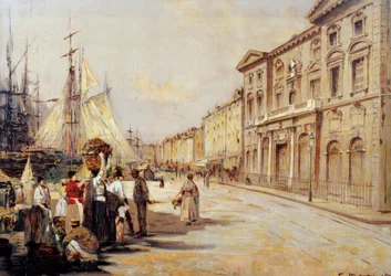 Vista del quai Saint Jean a Marsiglia