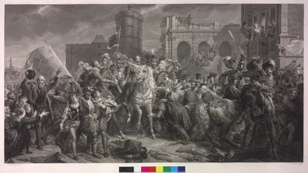 Enrico IV di Francia a Parigi il 22 marzo 1594