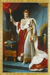 Napoleone I in abiti da incoronazione