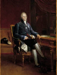 Ritratto a figura intera di Charles Maurice de Talleyrand Perigord, Principe di Benevento