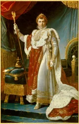 Ritratto a figura intera di Napoleone I in abiti dell