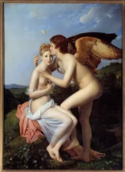 Psiche e Amore Dipinto di François Gérard (1770-1837) 1798