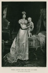 Maria Luisa e il Re di Roma