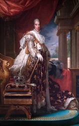 Ritratto del re Carlo X di Francia nelle vesti dell