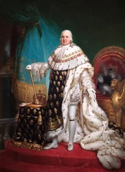 Ritratto di Re Luigi XVIII di Francia, 1824