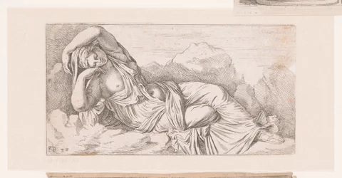 Statua di Cleopatra sdraiata