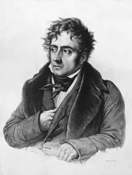 Ritratto di Francois-Rene, visconte di Chateaubriand (1768-1848), scrittore, politico, diplomatico e storico francese