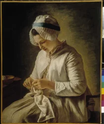 Donna al lavoro