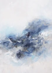 Flusso astratto blu