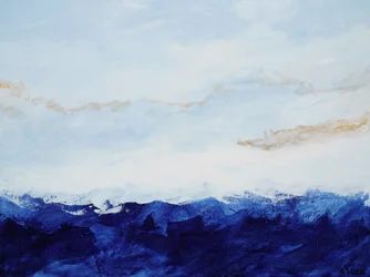 Orizzonte blu dorato