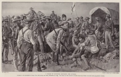 Un raggio di sole tra le tempeste (litografia)