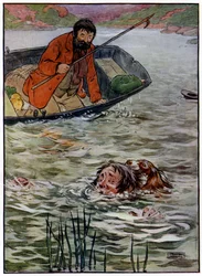Tre allegri pescatori