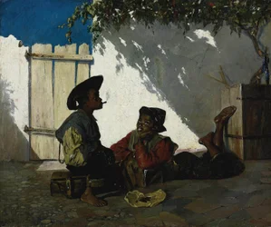 Italiano:  Dolce far niente Dolce far niente