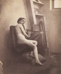 [Nudo femminile in studio], 1856-59