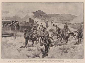 Unione delle forze, come le forze di Lord Roberts e del Generale Clements si incontrarono a Norval