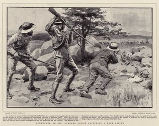 Arrenditi o muori! Polizia borghese cattura un cecchino boero