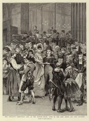 Il ballo in maschera dei bambini alla Mansion House, dato dal Lord Mayor e dalla Lady Mayoress